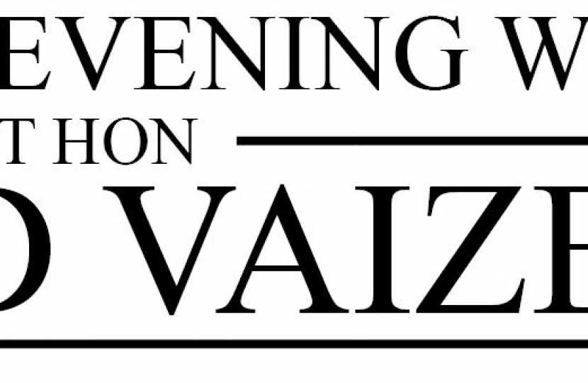 An Evening with Ed Vaizey