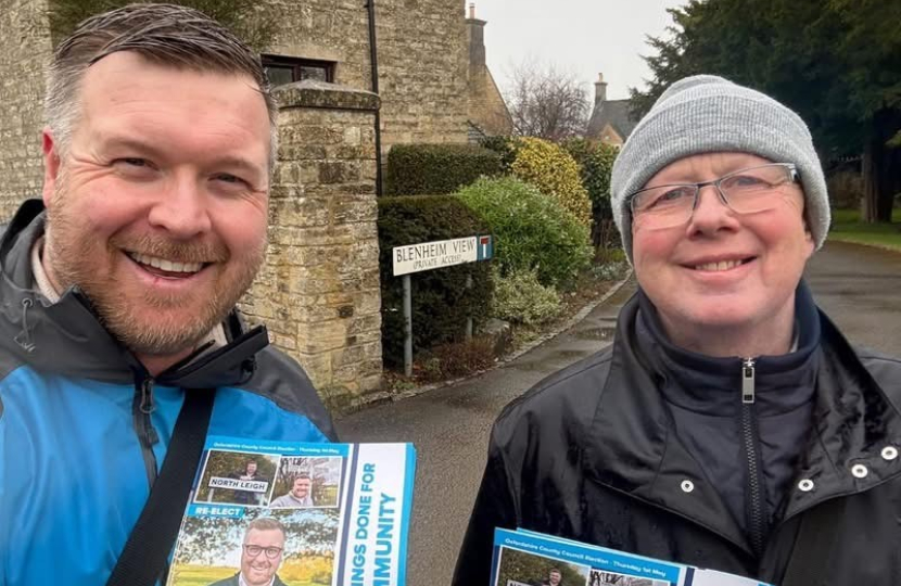 Liam Walker Campaigning