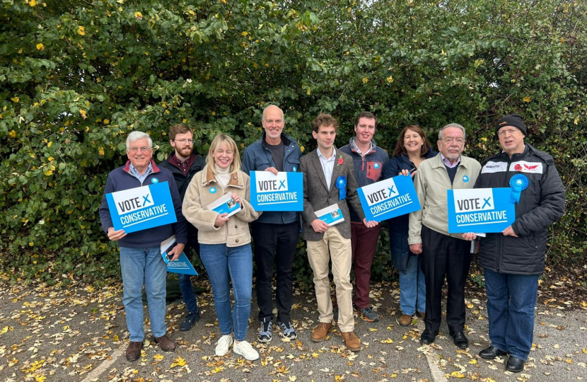 Campaigning in Thame